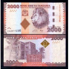 Танзания 2000 шиллингов 2010г.